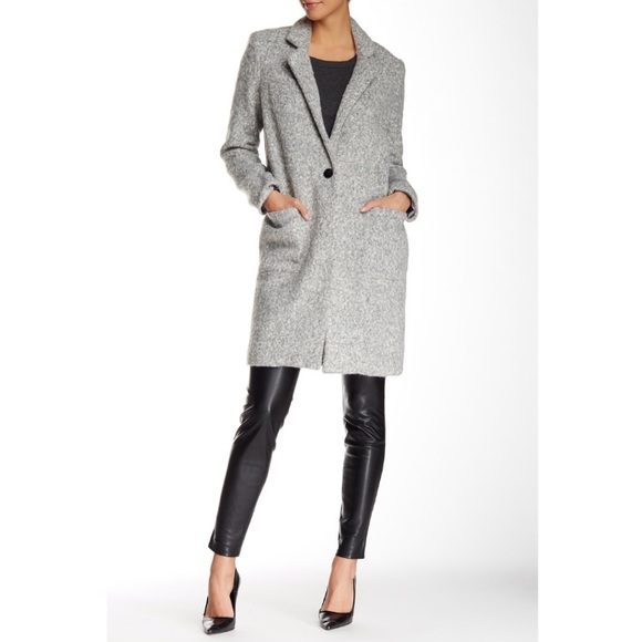 Zac Posen Boyfriend Herringbone Coat•NWT - Picture 3 of 6